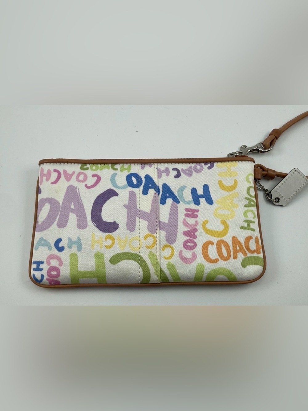 Coach Graffiti Logo Wristlet — Multicolor - Picture 3 of 5